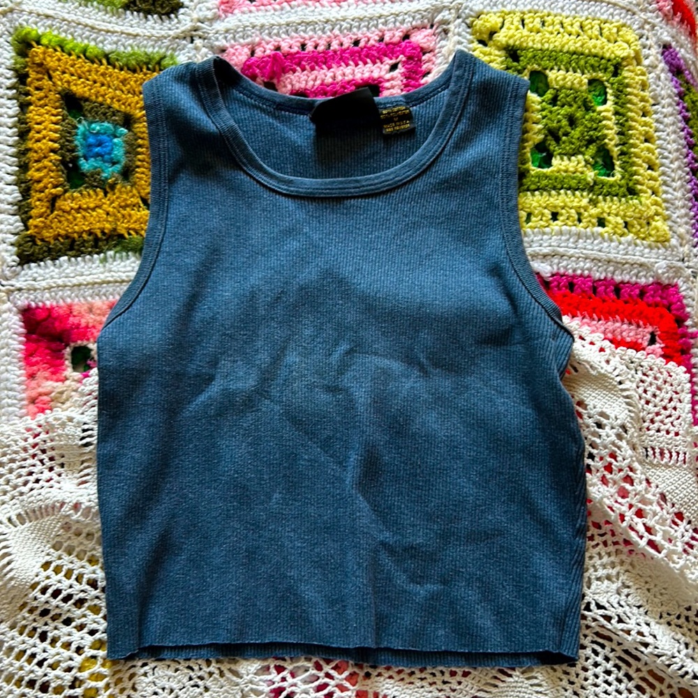 Navy tank top